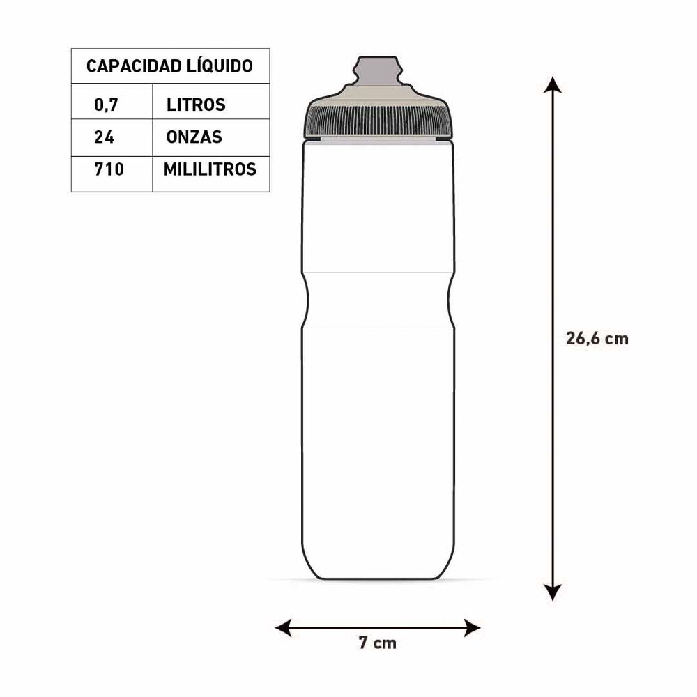 Botella De Agua Para Ciclismo 24oz/700ml Wave Polar Bottle image number 3.0
